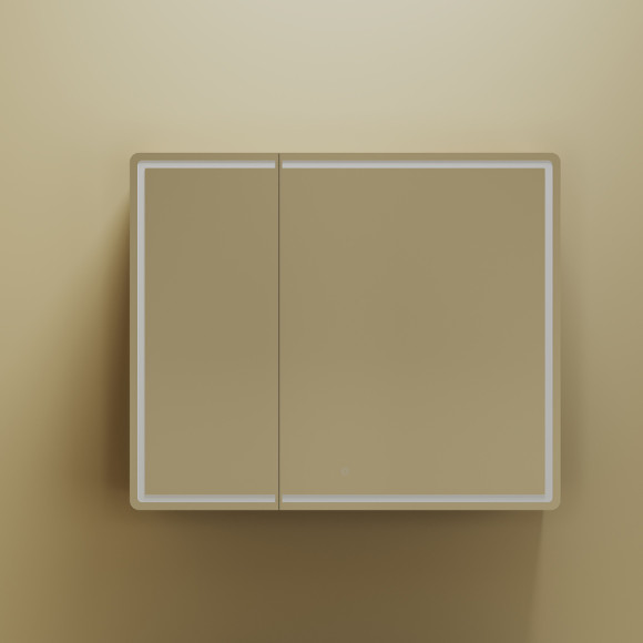 Зеркальный шкаф Sancos Mirror 90 MI90ECH с подсветкой Дуб чарльстон Зеркальный шкаф Sancos Mirror 90 MI90ECH с подсветкой Дуб чарльстон