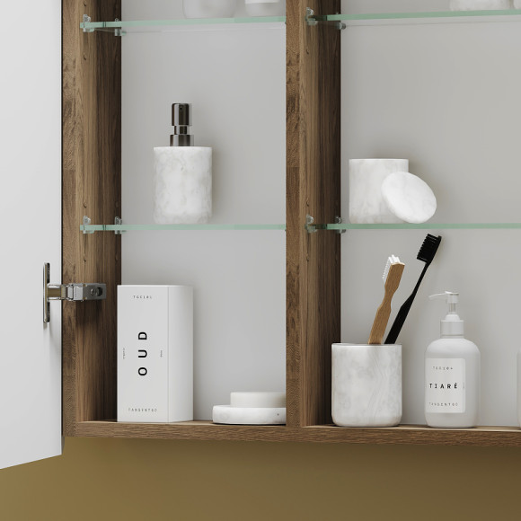 Зеркальный шкаф Sancos Mirror 90 MI90ECH с подсветкой Дуб чарльстон Зеркальный шкаф Sancos Mirror 90 MI90ECH с подсветкой Дуб чарльстон