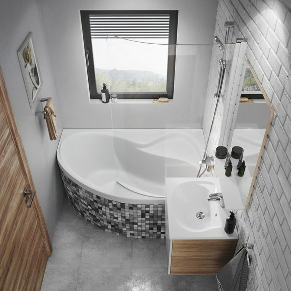 Акриловая ванна Ravak Rosa II 150x105 R CJ21000000 без гидромассажа Акриловая ванна Ravak Rosa II 150x105 R CJ21000000 без гидромассажа