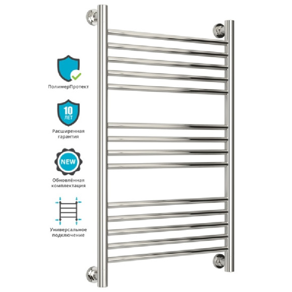 Водяной полотенцесушитель Сунержа Богема+ 800х500 Хром