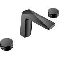 Смеситель для раковины Boheme Venturo 150-B-DIAMOND Черный матовый