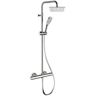 Душевая система Remer Elegance EQ32A8CPUFD25G с термостатом Хром Душевая система Remer Elegance EQ32A8CPUFD25G с термостатом Хром