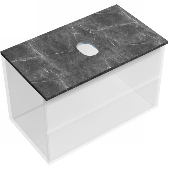 Столешница под раковину Sancos 80 TT80A1 Black Sky