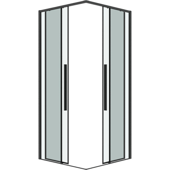 Душевой уголок Grossman Galaxy 80х80 300.K33.01.8080.42.00 профиль Графит сатин стекло прозрачное Душевой уголок Grossman Galaxy 80х80 300.K33.01.8080.42.00 профиль Графит сатин стекло прозрачное