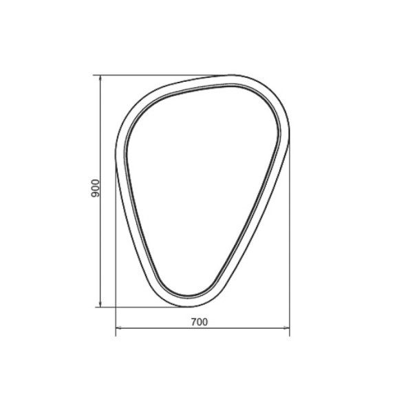 Зеркало Comforty Олеандр 70 00-00014342 с подсветкой с бесконтактным выключателем Зеркало Comforty Олеандр 70 00-00014342 с подсветкой с бесконтактным выключателем