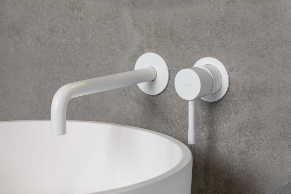 Смеситель для раковины Boheme Uno 465-MW Белый матовый