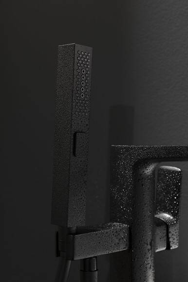 Смеситель для ванны Allen Brau Infinity 5.21009-31 Черный матовый Смеситель для ванны Allen Brau Infinity 5.21009-31 Черный матовый