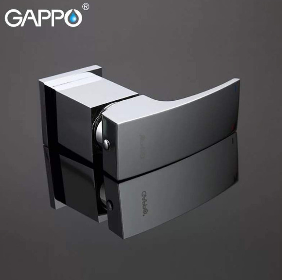 Смеситель на борт ванны Gappo G07 G1107 Хром
