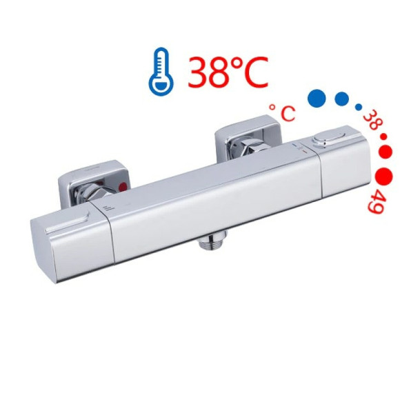 Смеситель для душа Gappo G2091 с термостатом Хром Смеситель для душа Gappo G2091 с термостатом Хром