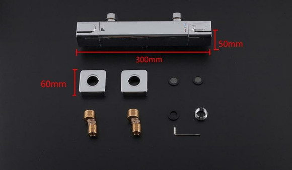 Смеситель для душа Gappo G2091 с термостатом Хром Смеситель для душа Gappo G2091 с термостатом Хром