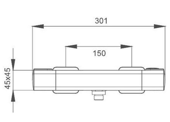 Смеситель для душа Gappo G2091 с термостатом Хром Смеситель для душа Gappo G2091 с термостатом Хром