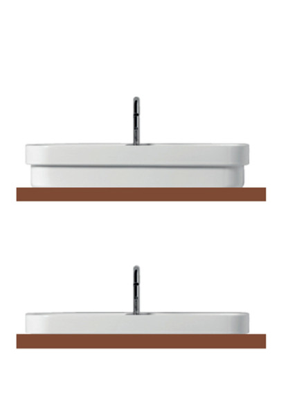 Раковина Kerasan Tribeca 60 514201*1 Белая