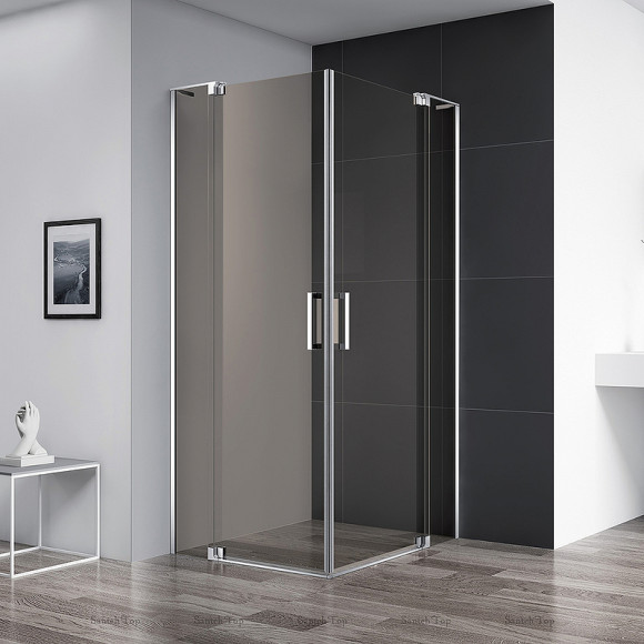 Душевой уголок Cezares Slider 110x80 SLIDER-AH-2-70/80-100/110-BR-Cr профиль Хром стекло бронзовое Душевой уголок Cezares Slider 110x80 SLIDER-AH-2-70/80-100/110-BR-Cr профиль Хром стекло бронзовое