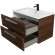 Тумба под раковину Cezares Eco-Cer-N 80 ECO-CER-N-800-2C-SO-NCS-P подвесная Орех шоколад Софт без ручек
