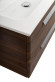 Тумба под раковину Cezares Eco-Cer-N 80 ECO-CER-N-800-2C-SO-NCS-P подвесная Орех шоколад Софт без ручек