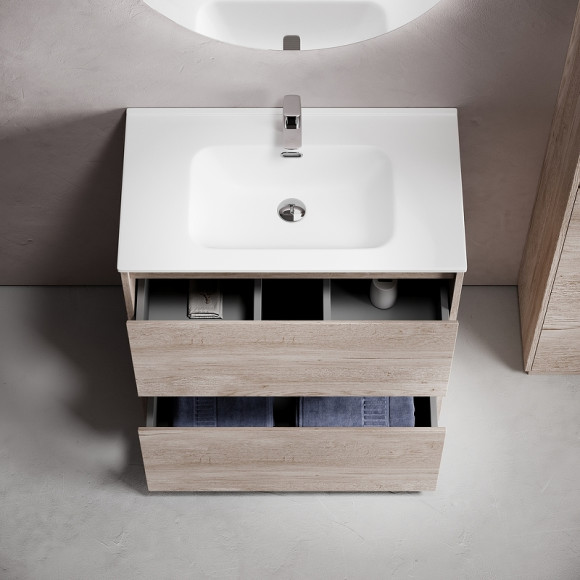 Тумба под раковину Sancos Libra Floor 80 LB80FEG Дуб галифакс натуральный Тумба под раковину Sancos Libra Floor 80 LB80FEG Дуб галифакс натуральный