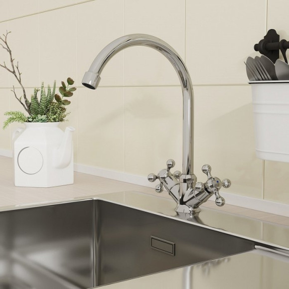 Смеситель для кухни Milardo Duplex DUPSB0JM05 Хром Смеситель для кухни Milardo Duplex DUPSB0JM05 Хром