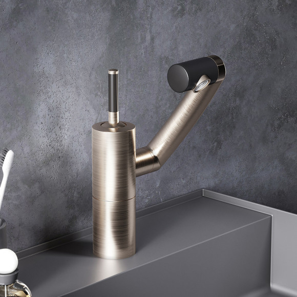 Смеситель для раковины Damixa Arc 290217264 Никель Смеситель для раковины Damixa Arc 290217264 Никель