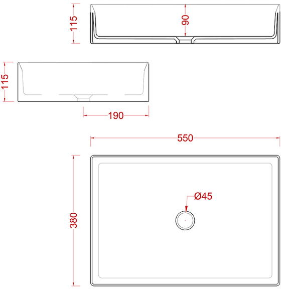 Раковина-чаша Artceram Scalino 55 SCL002 17 00 Черная матовая Раковина-чаша Artceram Scalino 55 SCL002 17 00 Черная матовая