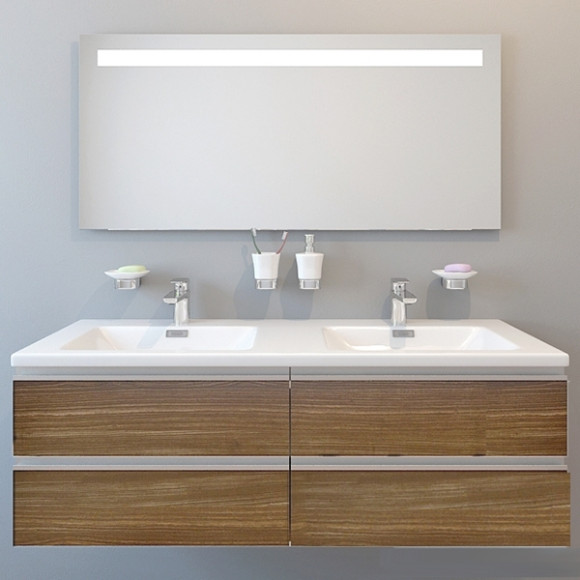 Тумба под раковину Jacob Delafon Vox 140 EB2020-RA-E16 подвесная Ореховое дерево