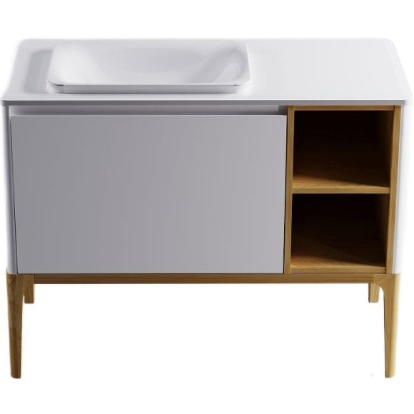 Подвесной шкаф Astra Form Капелла 30 03110002 открытый Ясень Подвесной шкаф Astra Form Капелла 30 03110002 открытый Ясень