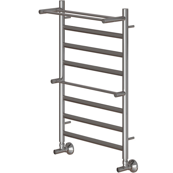 Водяной полотенцесушитель Point Артемида PN14158P П6 500x800 c двумя полками Хром Водяной полотенцесушитель Point Артемида PN14158P П6 500x800 c двумя полками Хром