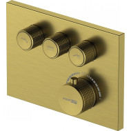 Смеситель для душа WasserKRAFT Aisch 5558 Thermo с термостатом Золото матовое