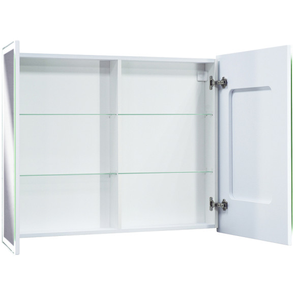 Зеркальный шкаф Континент Allure LED 100 МВК044 с подсветкой Белый Зеркальный шкаф Континент Allure LED 100 МВК044 с подсветкой Белый