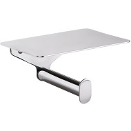 Держатель туалетной бумаги Bemeta Organic 157112151 с полочкой Хром