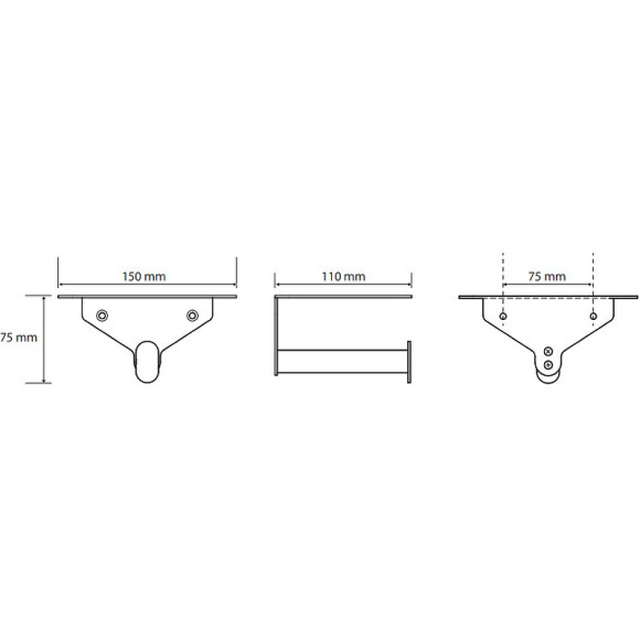 Держатель туалетной бумаги Bemeta Organic 157112151 с полочкой Хром Держатель туалетной бумаги Bemeta Organic 157112151 с полочкой Хром