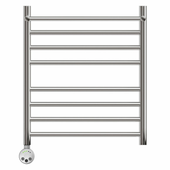 Электрический полотенцесушитель Point Аврора Премиум PN10156SPE П7 500x600 с полкой левый/правый Хром Электрический полотенцесушитель Point Аврора Премиум PN10156SPE П7 500x600 с полкой левый/правый Хром