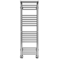 Водяной полотенцесушитель Terminus Аврора П20 300x1010 4660059582146 с полкой Хром