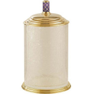 Ведро для мусора Boheme Murano 10914-V-G Золото Фиолетовое