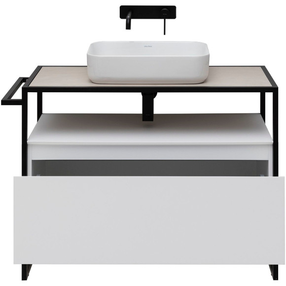 Тумба под раковину Allen Brau Priority 100 1.31003.WM Белая матовая Тумба под раковину Allen Brau Priority 100 1.31003.WM Белая матовая