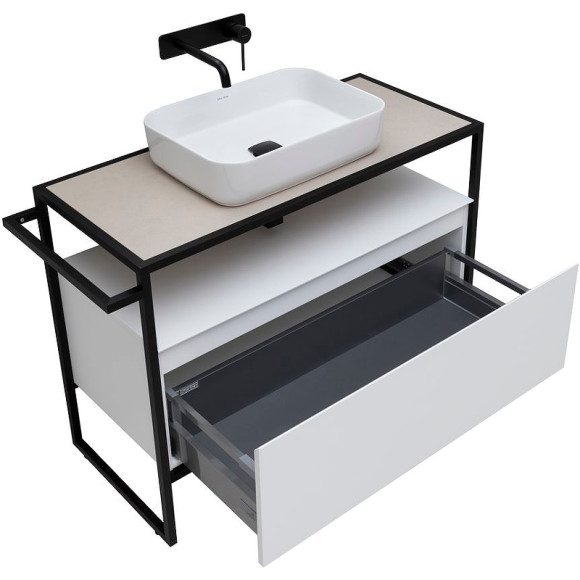 Тумба под раковину Allen Brau Priority 100 1.31003.WM Белая матовая Тумба под раковину Allen Brau Priority 100 1.31003.WM Белая матовая