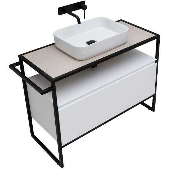 Тумба под раковину Allen Brau Priority 100 1.31003.WM Белая матовая Тумба под раковину Allen Brau Priority 100 1.31003.WM Белая матовая