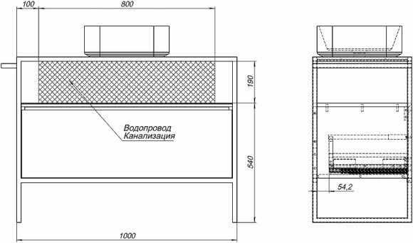 Тумба под раковину Allen Brau Priority 100 1.31003.WM Белая матовая Тумба под раковину Allen Brau Priority 100 1.31003.WM Белая матовая
