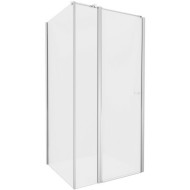 Душевой уголок New Trendy New Soleo Chrome 90x80 K-0716 профиль Хром стекло прозрачное