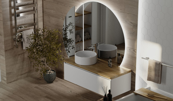 Зеркало-пенал Jorno Solis New 34 SolN.11.34/W/JR с подсветкой с бесконтактным выключателем Зеркало-пенал Jorno Solis New 34 SolN.11.34/W/JR с подсветкой с бесконтактным выключателем