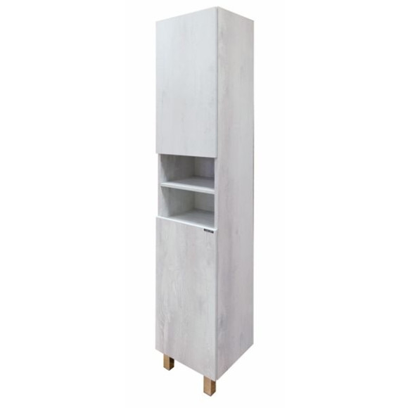 Шкаф пенал Comforty Верона 35-Н 00004142368 подвесной Дуб белый