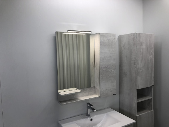 Шкаф пенал Comforty Верона 35-Н 00004142368 подвесной Дуб белый