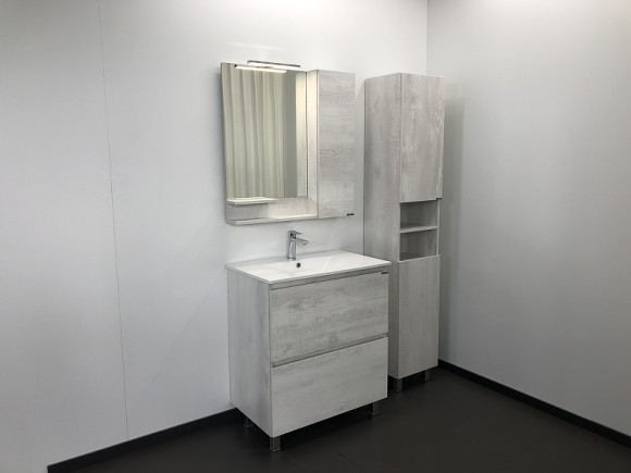 Шкаф пенал Comforty Верона 35-Н 00004142368 подвесной Дуб белый