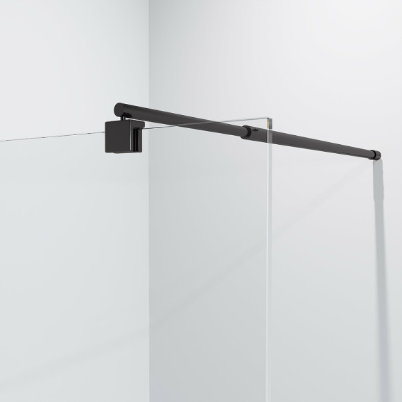 Душевая перегородка Niagara Nova 100 NG-681-10BLACK профиль Черный стекло прозрачное Душевая перегородка Niagara Nova 100 NG-681-10BLACK профиль Черный стекло прозрачное