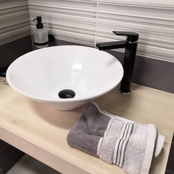 Смеситель для раковины Rav Slezak Colorado CO130.5CMATC Черный матовый Хром Смеситель для раковины Rav Slezak Colorado CO130.5CMATC Черный матовый Хром