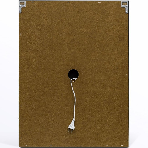 Зеркало Континент Бриджит 600х800 ЗГП03 гримерное с подсветкой с механическим выключателем