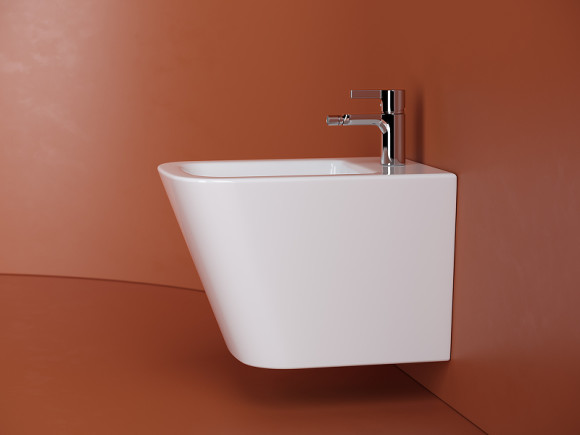 Биде Ceramicanova Union CN4010 подвесное Белое Биде Ceramicanova Union CN4010 подвесное Белое