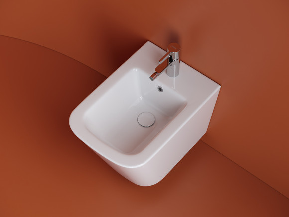 Биде Ceramicanova Union CN4010 подвесное Белое Биде Ceramicanova Union CN4010 подвесное Белое