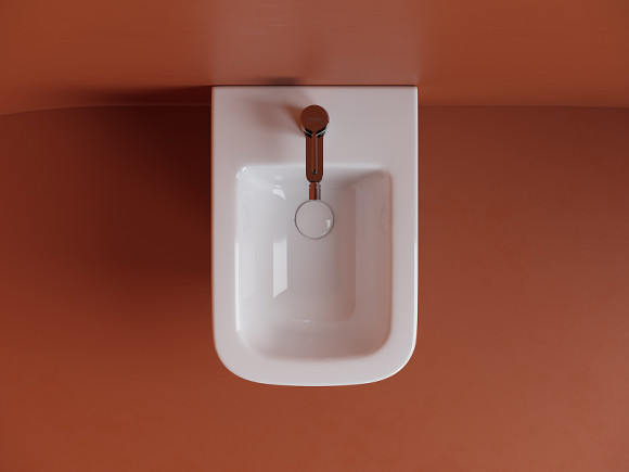 Биде Ceramicanova Union CN4010 подвесное Белое Биде Ceramicanova Union CN4010 подвесное Белое