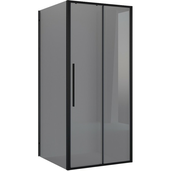 Душевой уголок Niagara Nova 90х90 NG-85-9TB-TB90-34 профиль Черный матовый стекло тонированное