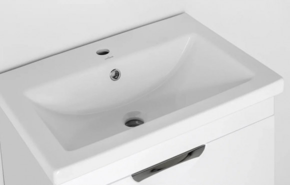 Тумба под раковину Style Line Жасмин 2 60 Люкс Plus ЛС-00000728 подвесная Белый глянец Тумба под раковину Style Line Жасмин 2 60 Люкс Plus ЛС-00000728 подвесная Белый глянец